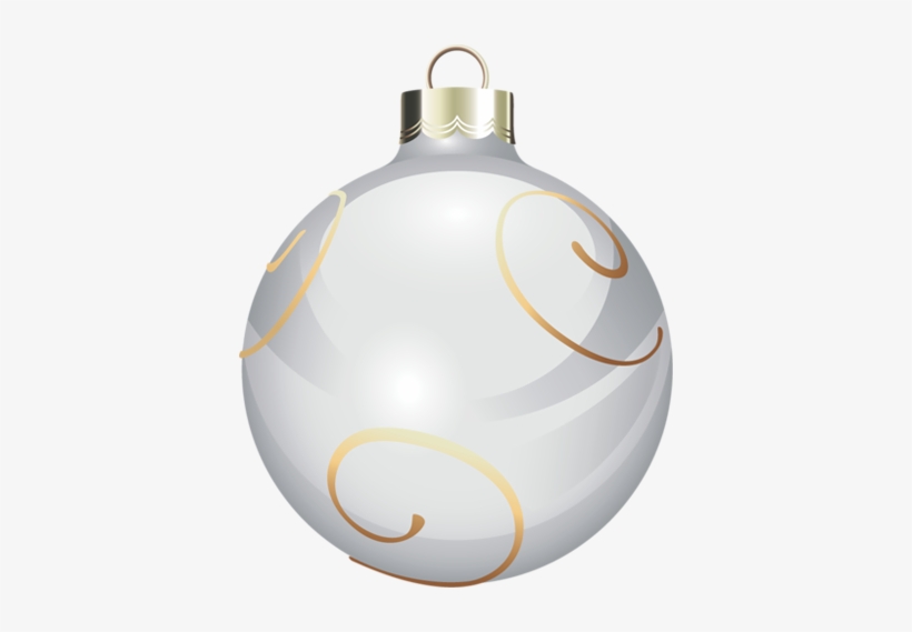 Transparent White Christmas Ball Png Picture - Christmas Day, transparent png