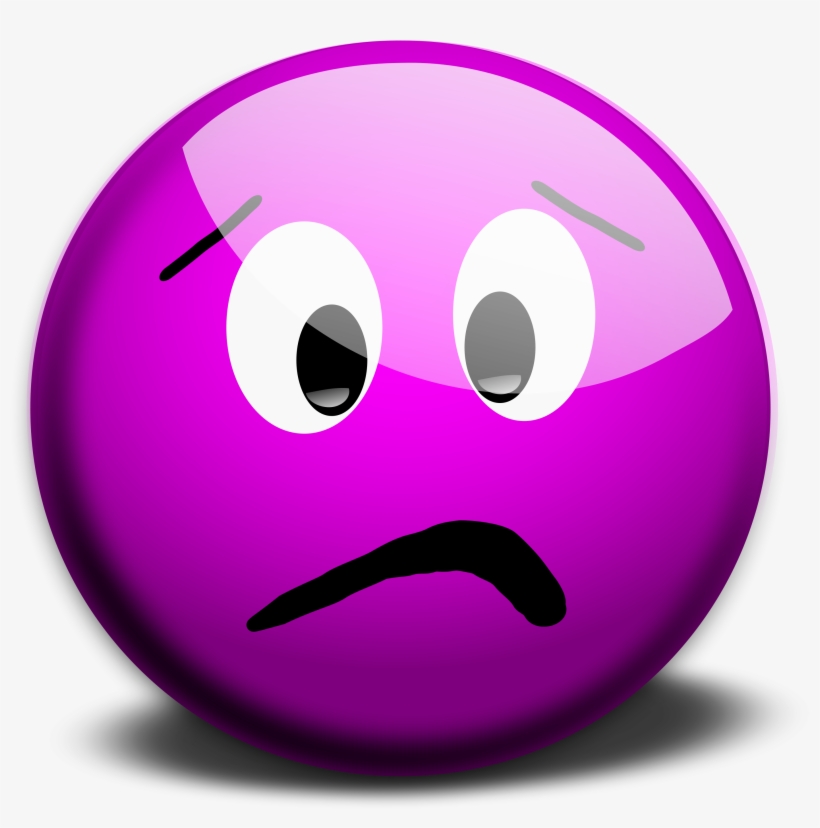 Illustration Of A Purple Smiley Face - Green Smiley Face Png, transparent png