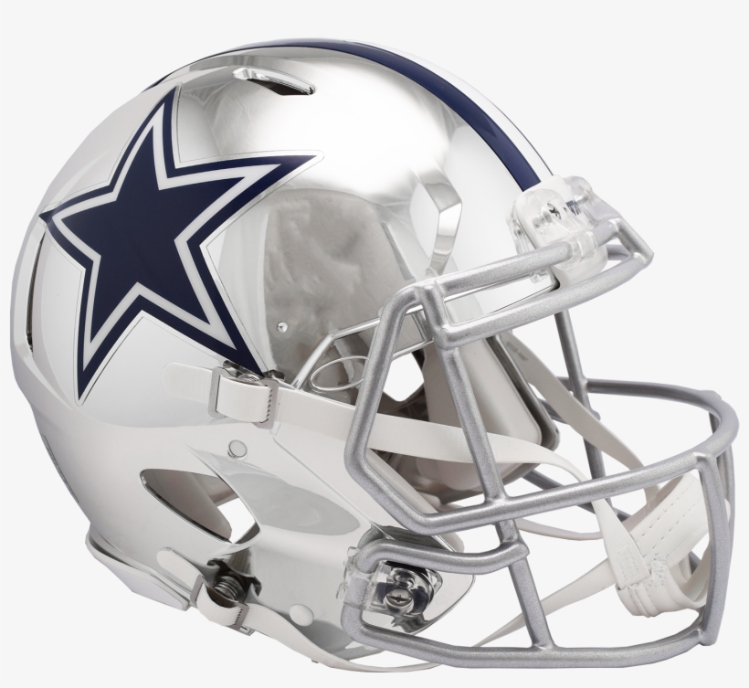 Cowboys Chrome Speed Authentic 8054908 - Lions Helmet, transparent png