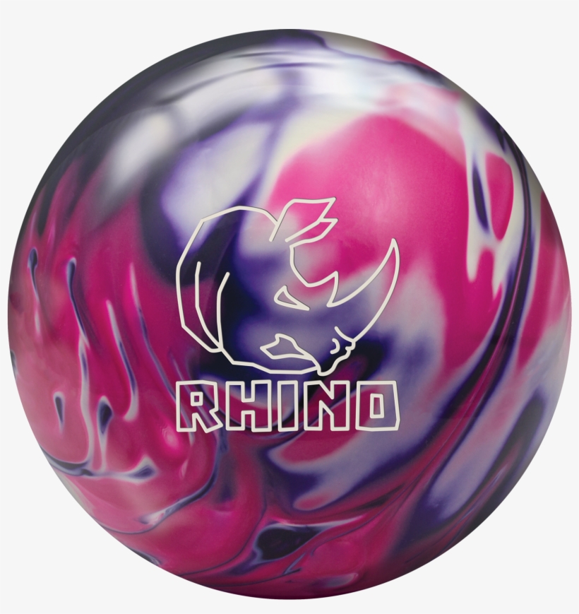 Rhino Bowling Ball Purple Pink, transparent png