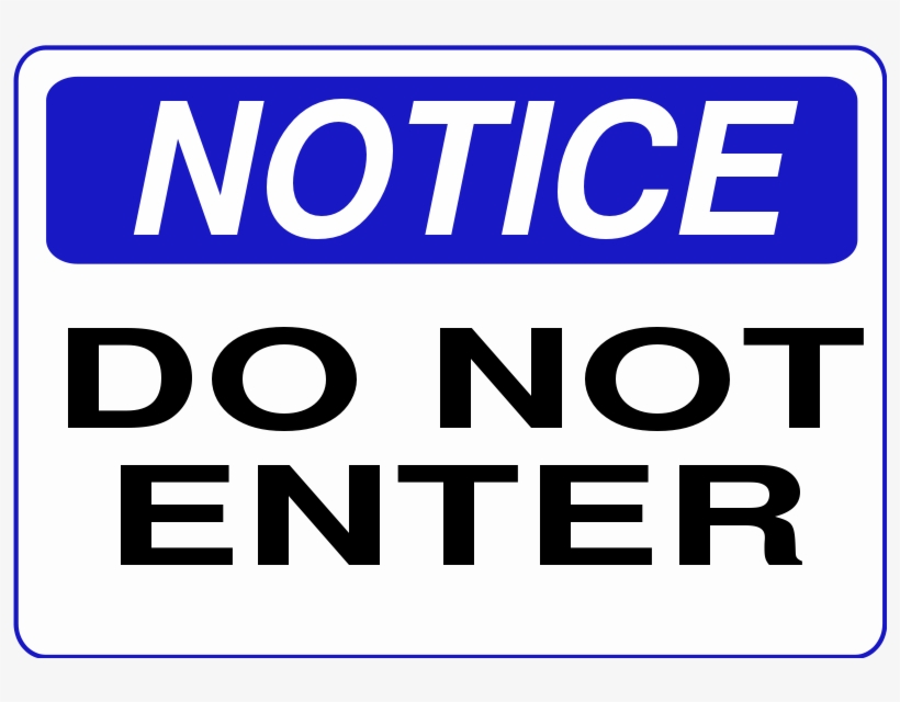 Notice Private Property Violators Will Be Prosecuted, transparent png