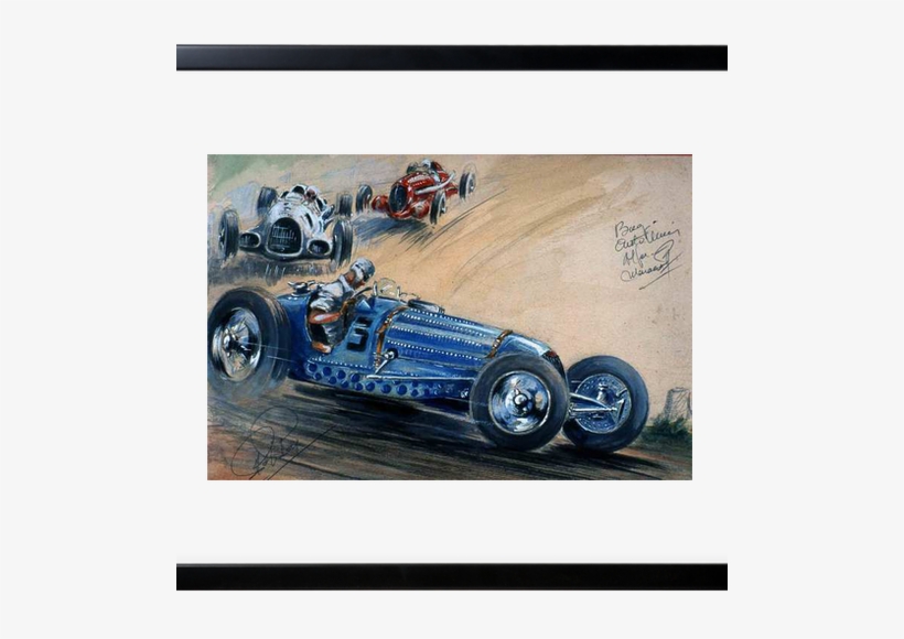 Bugatti Auto-union Alfa Black Frame - Bugatti Type 51, transparent png