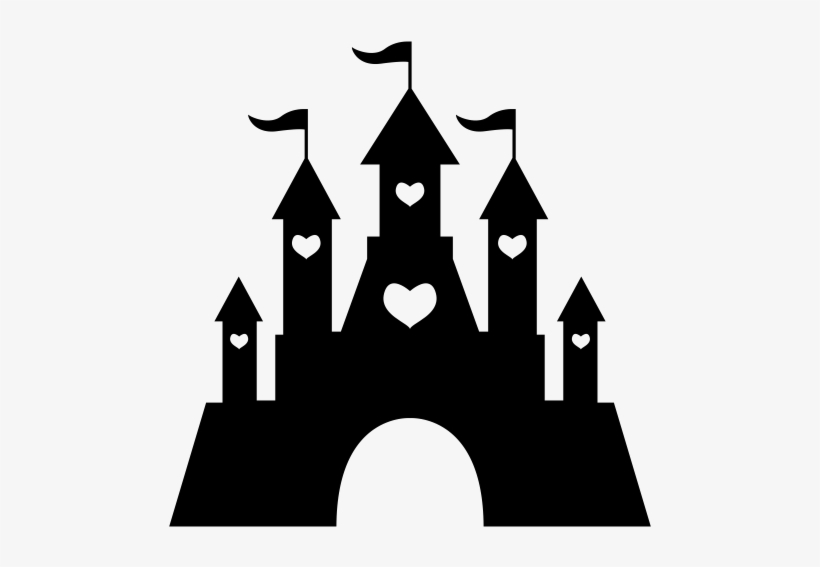 Princess Clip Art Download - Disney Castle Silhouette Png - 600x600 PNG