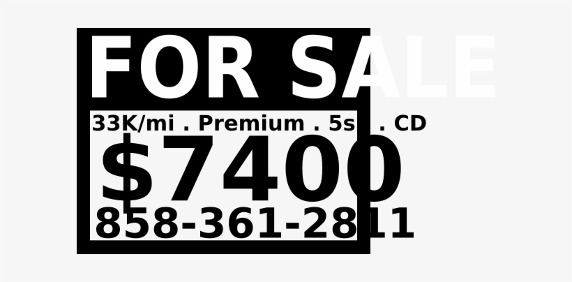 Sale Signs For Cars, transparent png