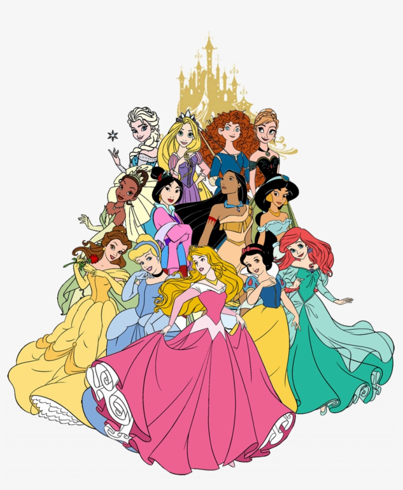 Clip Art Transparent Download Best Free Princess File - All Disney Princess Clipart, transparent png