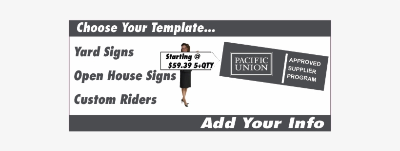 Real Estate Signs For Pacific Union Real Estate - Real Estate, transparent png