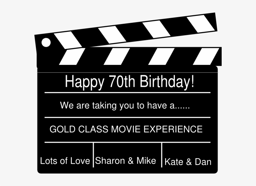Small - Clapper Board, transparent png