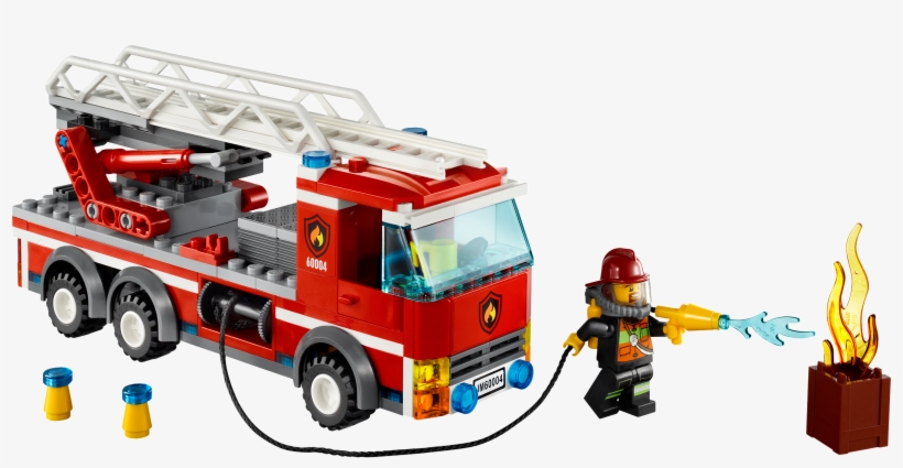 File60004 Alt7 Png Fire Truck Png - Lego City Fire Station, transparent png