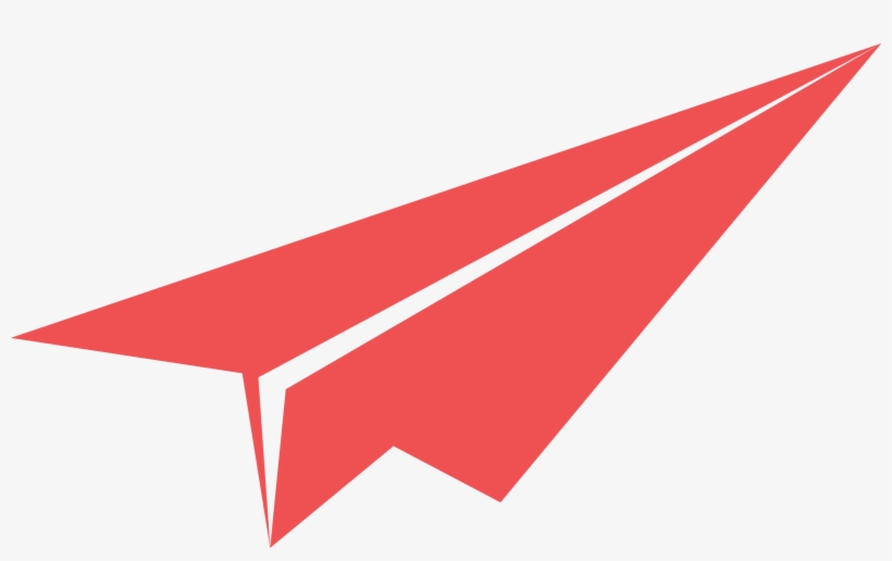 Red Paper Plane Png Image - Paper Plane Png, transparent png