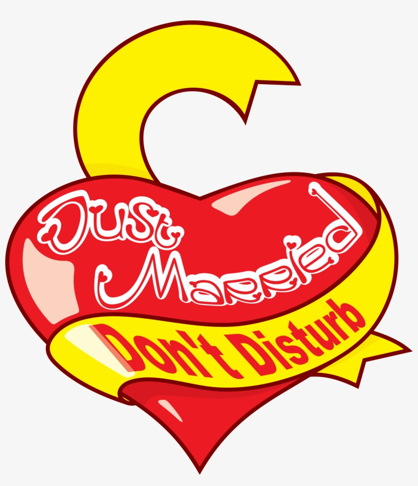 This Free Icons Png Design Of 'just Married' Heart, transparent png