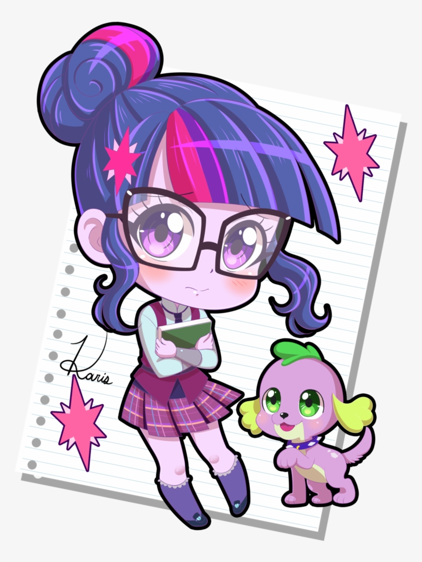 Graphic Transparent Stock Frames Illustrations Hd Twilight - Chibi Mlp Equestria Girls Twilight Sparkle, transparent png
