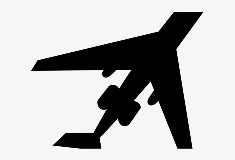 Aviation Clipart Paper Airplane - Plane Png Silhouette, transparent png