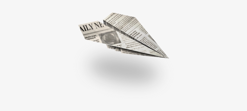 Home - Avion De Papel De Diario, transparent png