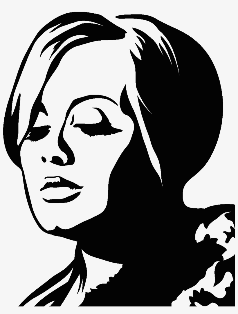 Png Free Adele Drawing Graffiti - Adele Decal, transparent png