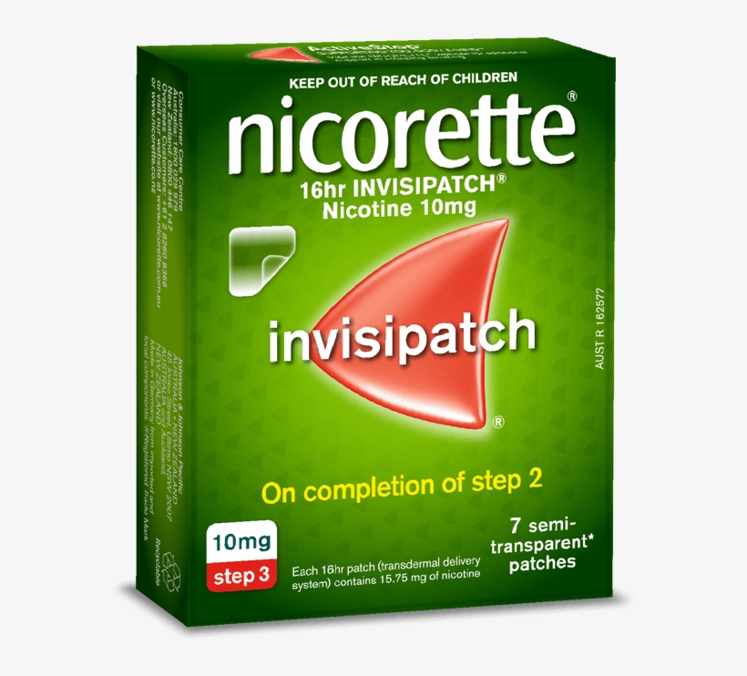 Nicorette Au Invisipatch Step 3 - Nicorette Inhaler, transparent png
