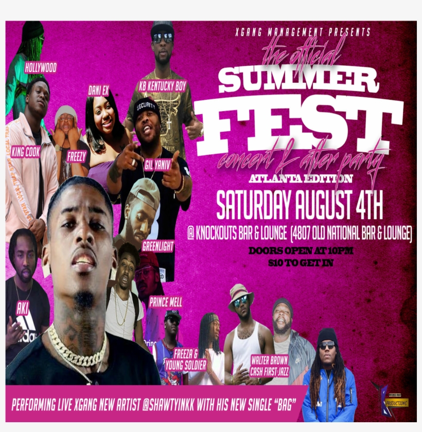 Summer Mixtape @djxatl Front Cover - Flyer, transparent png