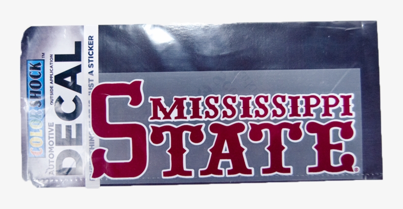 Mississippi State Jersey Baseball Lettering Decal - Carmine, transparent png