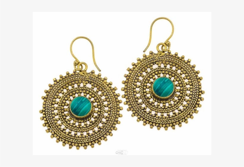 Chalcedony Earrings Braid Circle Points Triangles Brass - Q Ring Rotor For Shimano, transparent png