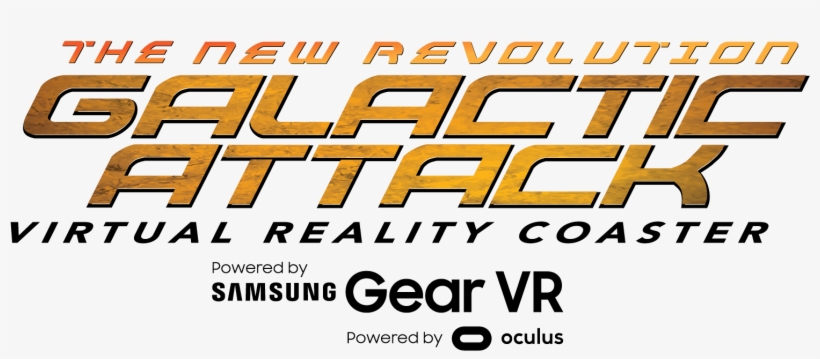 Logo Galactic Attack Orig Six Flags - New Revolution Galactic Attack Virtual Reality Coaster, transparent png
