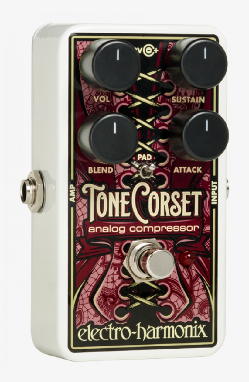 Electro Harmonix Tone Corset Analog Compressor Pedal - Tone Corset, transparent png
