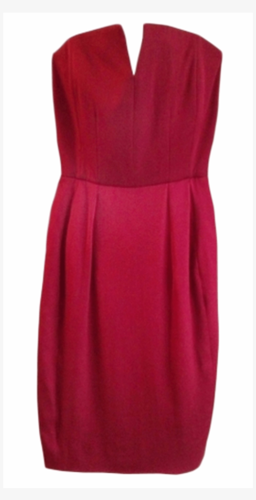 Corset Dress Yves Saint Laurent Red, Burgundy - Cocktail Dress, transparent png