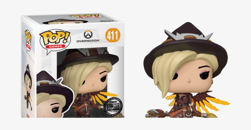 Overwatch Funko Pop Halloween Mercy Bruja 1 - Witch Mercy Funko Pop, transparent png