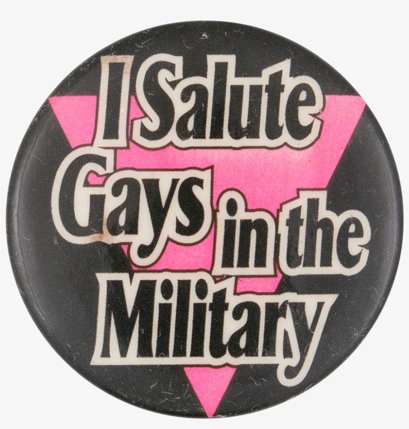 I Salute Gays In The Military - Circle, transparent png
