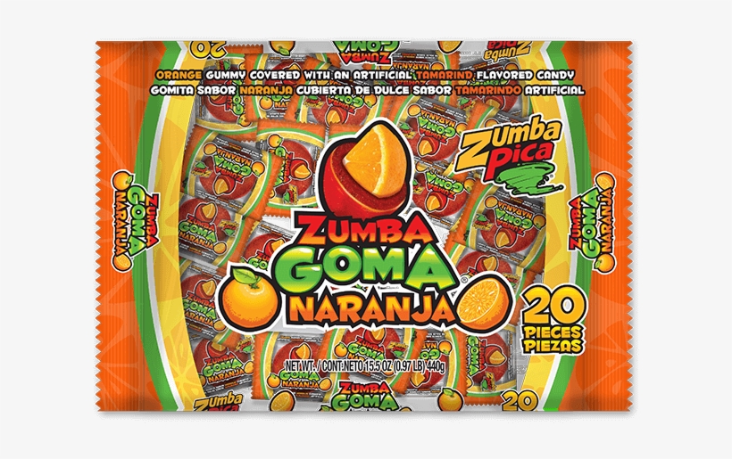 Zumbapica Goma Naranja - Seedless Fruit, transparent png