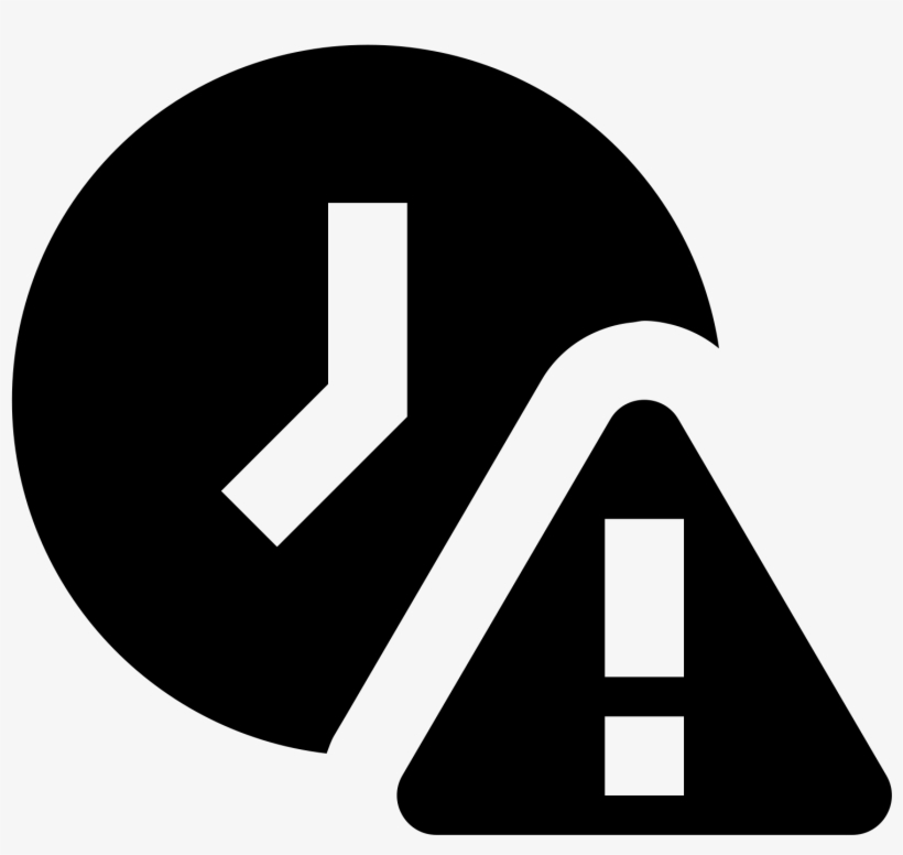 The Icon Is Of Two Shapes, One Triangle Shape With - Expired Icon Png, transparent png