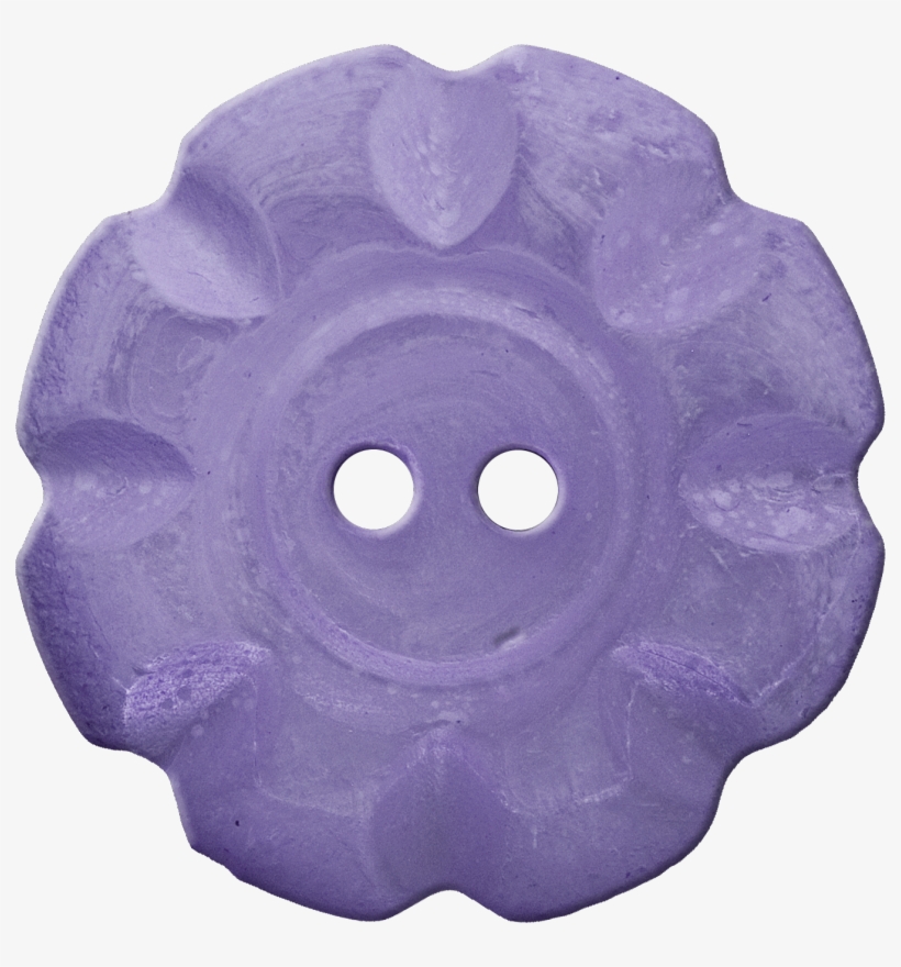Button With Scalloped Border, Violet - Circle, transparent png