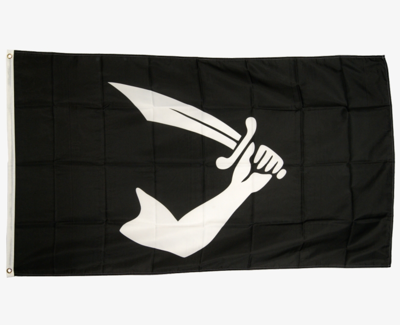 Pirate Arm With Sword Flag - Historical Pirate Flags Ireland, transparent png
