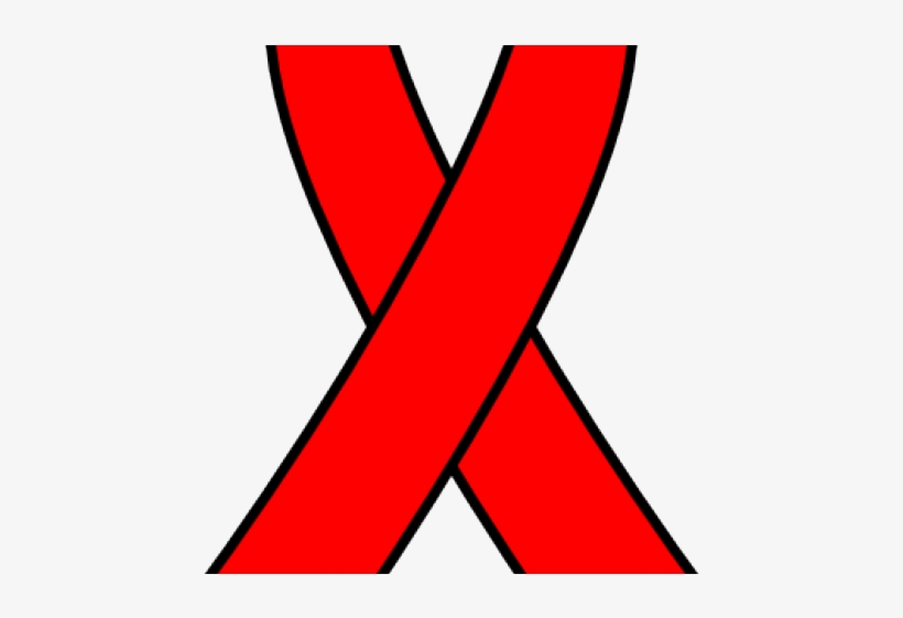 Red Ribbon Clipart - Vih En El Perú, transparent png