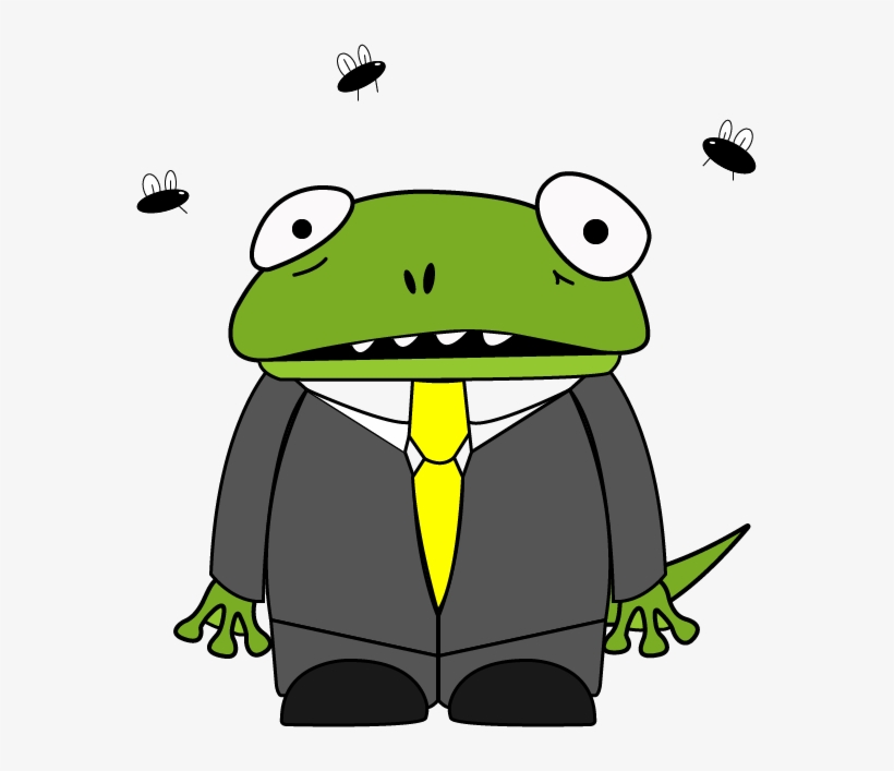 Business Frog - Cartoon, transparent png
