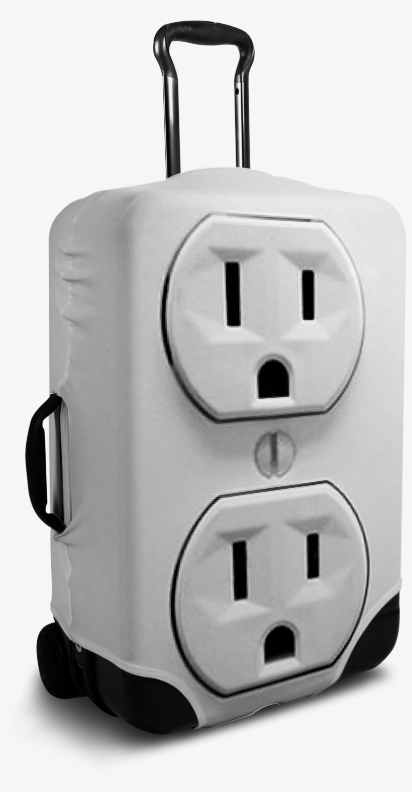 Luggage Cover/suitcase Cover - Nema 5 15 Wall Outlet, transparent png