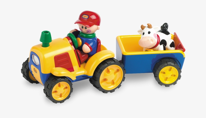 First Friends Tractor Trailer Set - Baby Toys Png Hd, transparent png