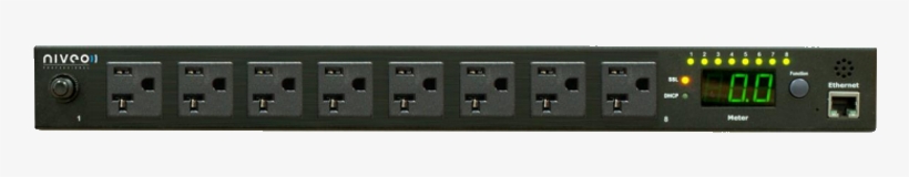 Niveo Professional Npd Mr8 Network Controlled 8 Switched - Power Strip, transparent png
