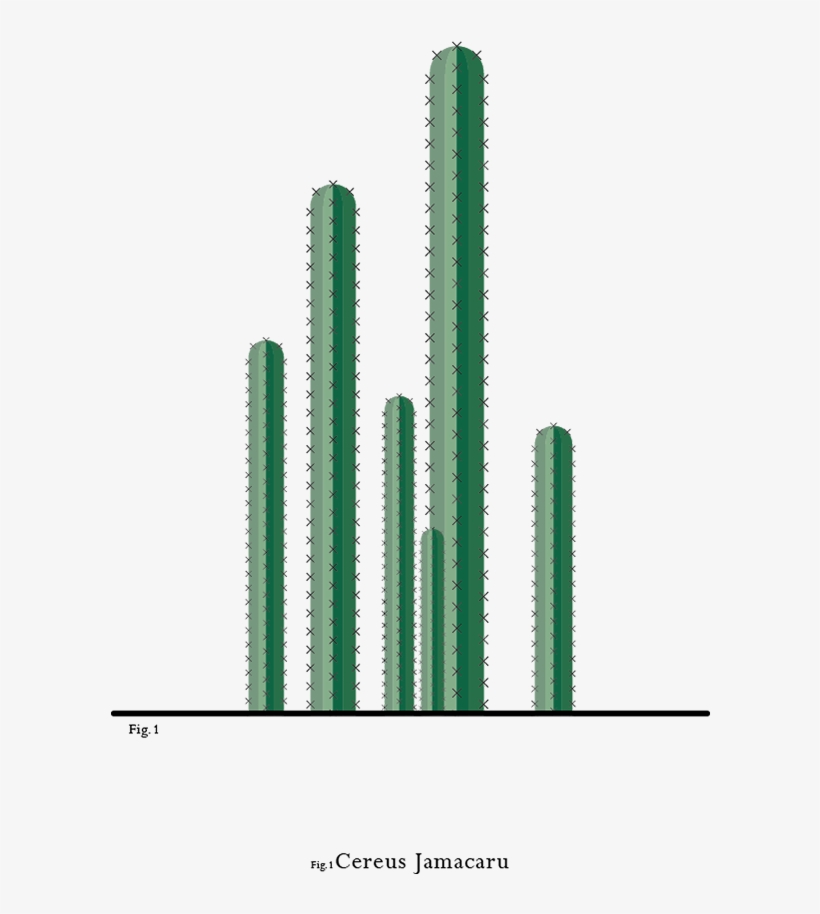 Portrayed In Soft Pastel Colors With Almost Geometrical - Hedgehog Cactus, transparent png