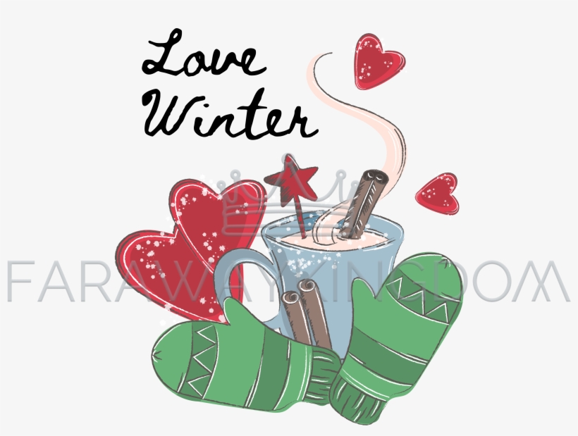 Love Winter Merry Christmas Cartoon Vector Illustration - Christmas Love Winter, transparent png