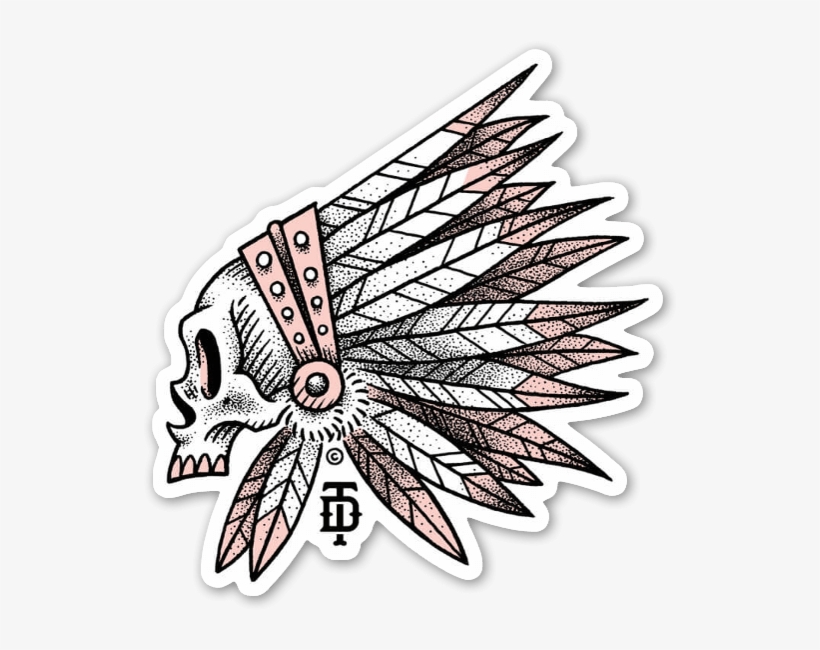 Indian Skull - Imagenes Stickers De Calaveras, transparent png