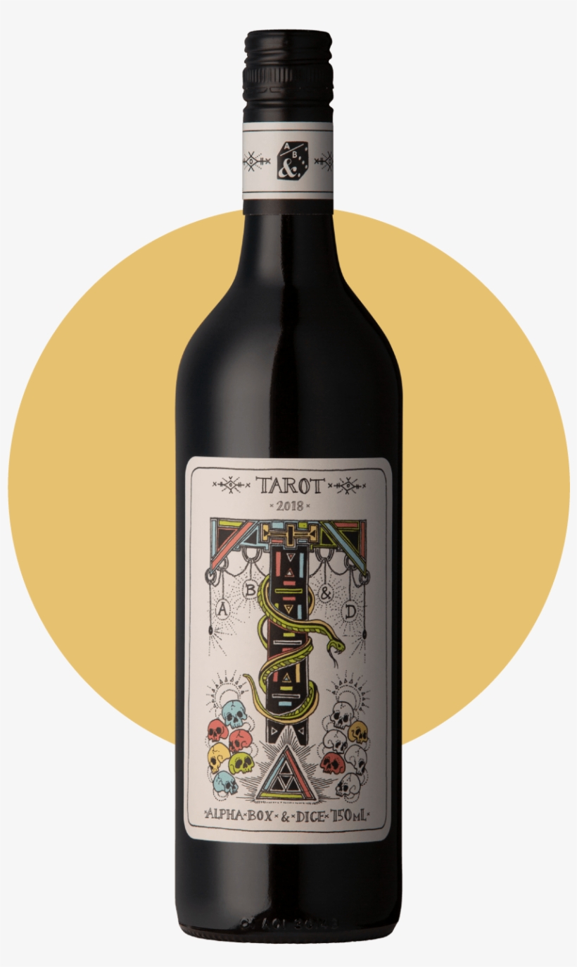 Alpha Box & Dice - Wine Bottle, transparent png