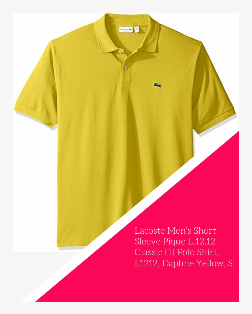 Lacoste Men's Short Sleeve Pique L - Lacoste, transparent png