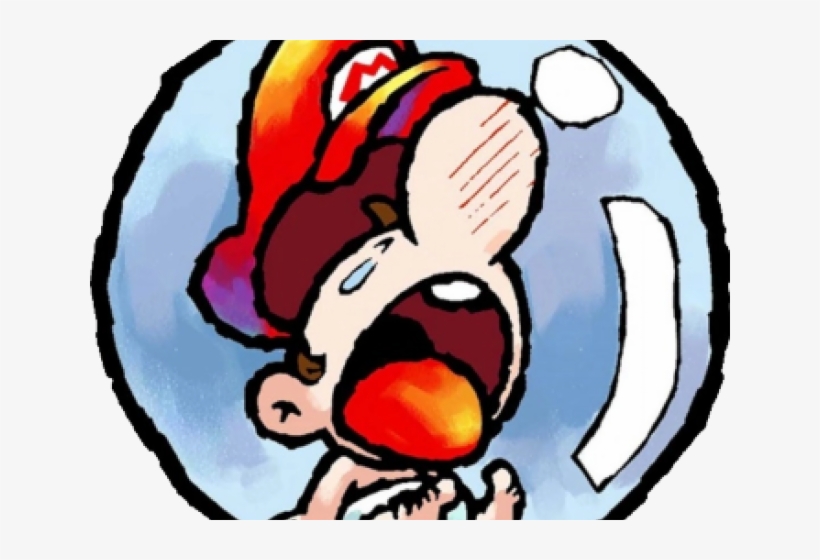 Quoth Clipart Dialog Box - Baby Mario Yoshi Island, transparent png