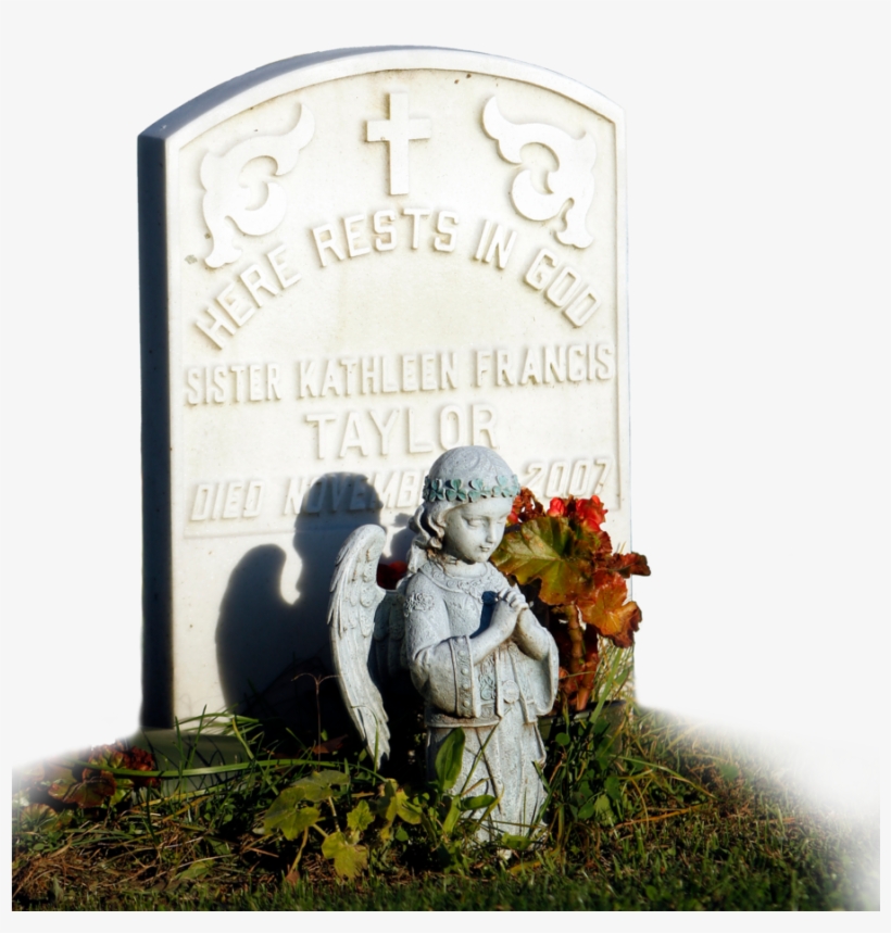 Focuses On Burying, Praying For Forgotten Dead - Headstone, transparent png