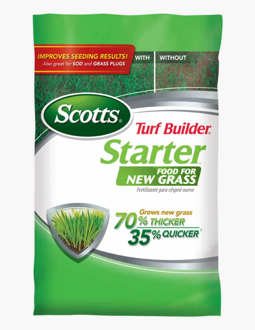 Scotts® Turf Builder® Starter® Food For New Grass - Scotts Starter Fertilizer, transparent png
