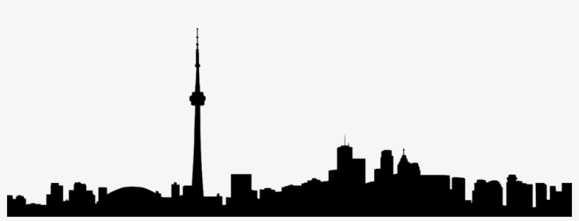 Toronto Skyline Silhouette - Toronto, transparent png