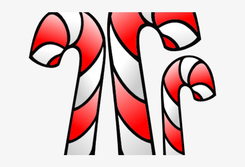 Candy Canes Border Clipart, transparent png