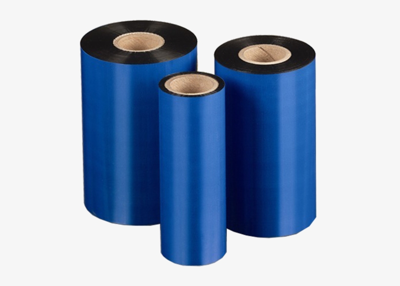 Cintas De Transferencia Térmica - Zebra Blue Wax Ribbon, transparent png