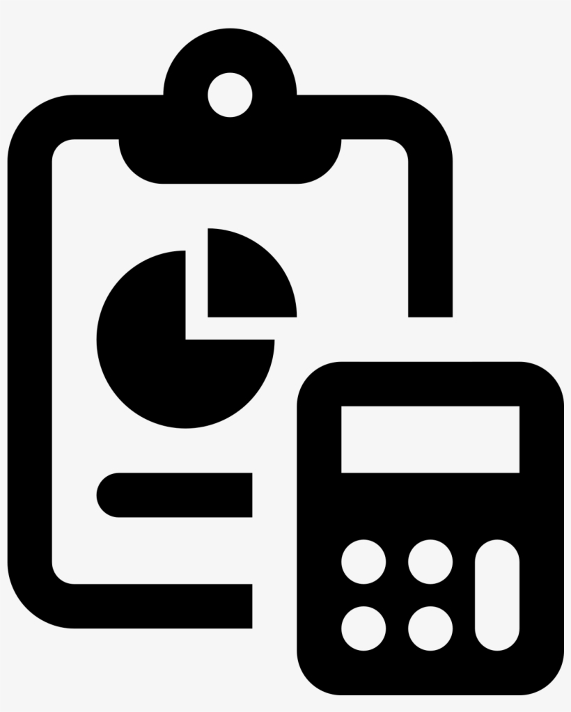 This Is A Picture Of A Clipboard With Graphs On It - Icone Comptabilité Png, transparent png