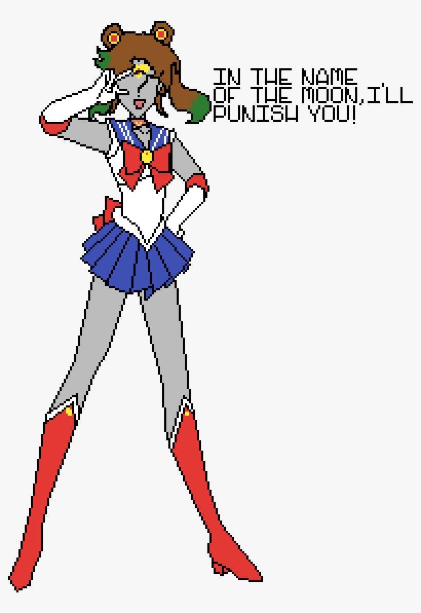 Jeremy As Sailor Moon - Cartoon, transparent png