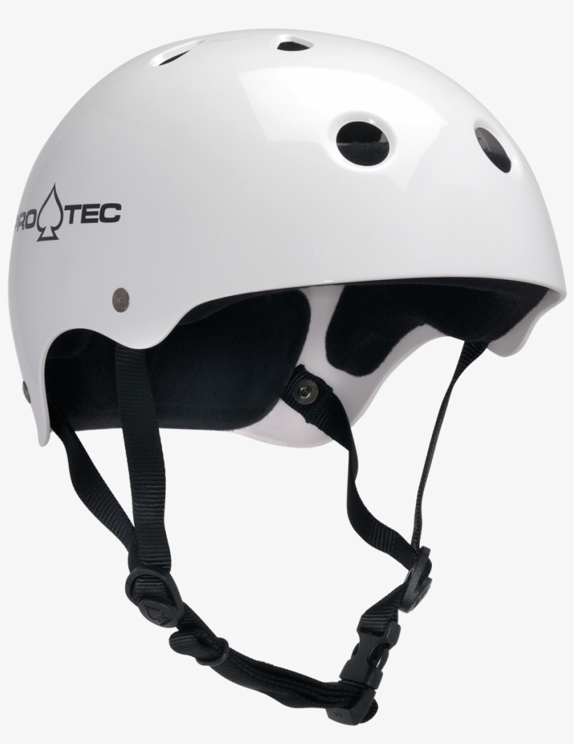 Classic Skate Helmet Gloss White - Protec Classic Gloss White, transparent png